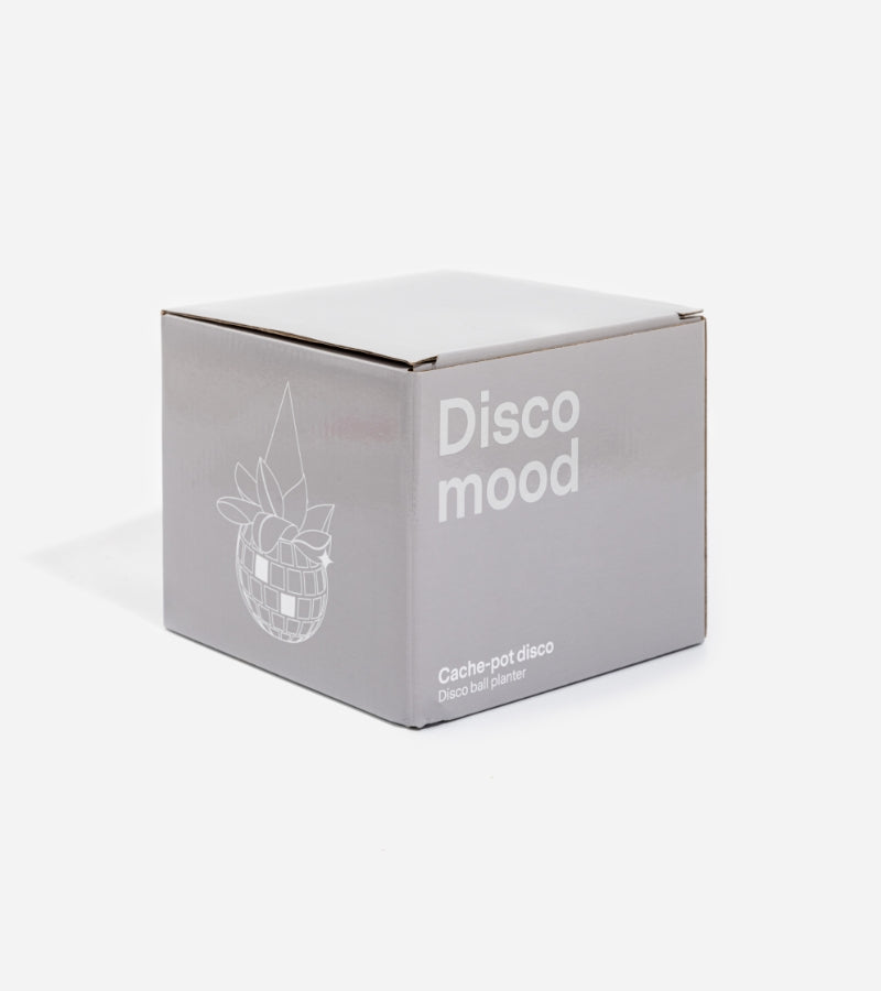 Disco ball plant pot