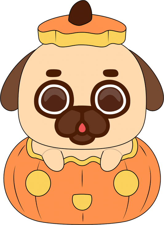 Halloween Pug Plush (9in)