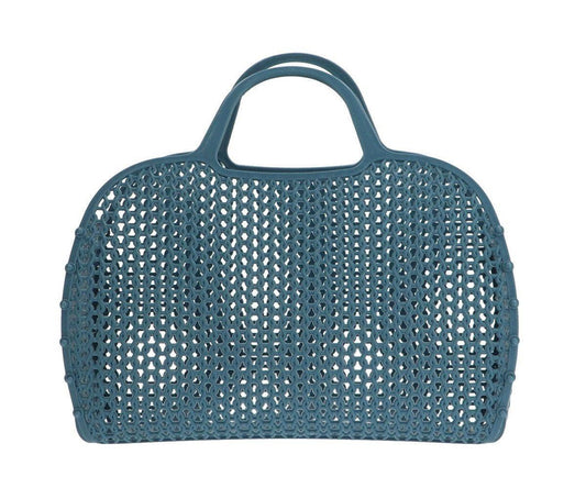 Teal Blue Vintage Retro Bag