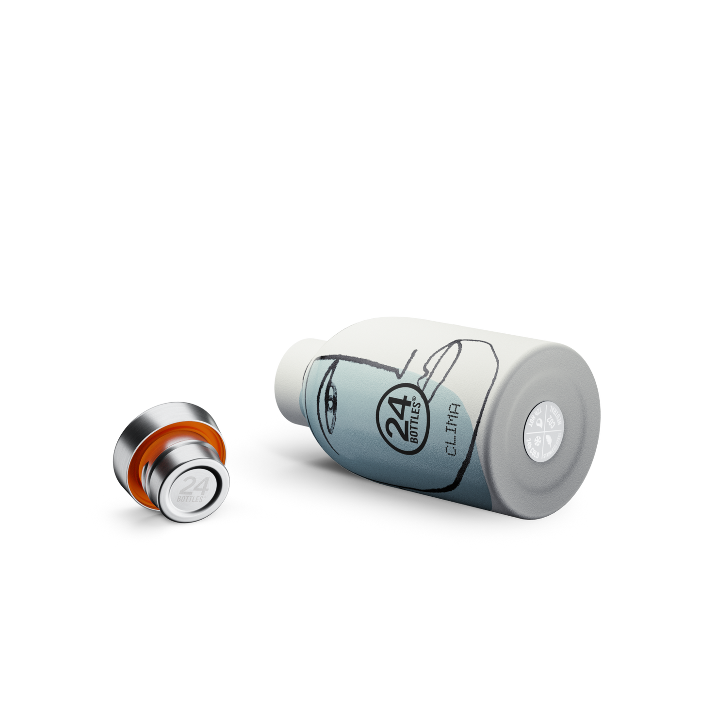 Clima Bottle | White Calypso - 330 ml