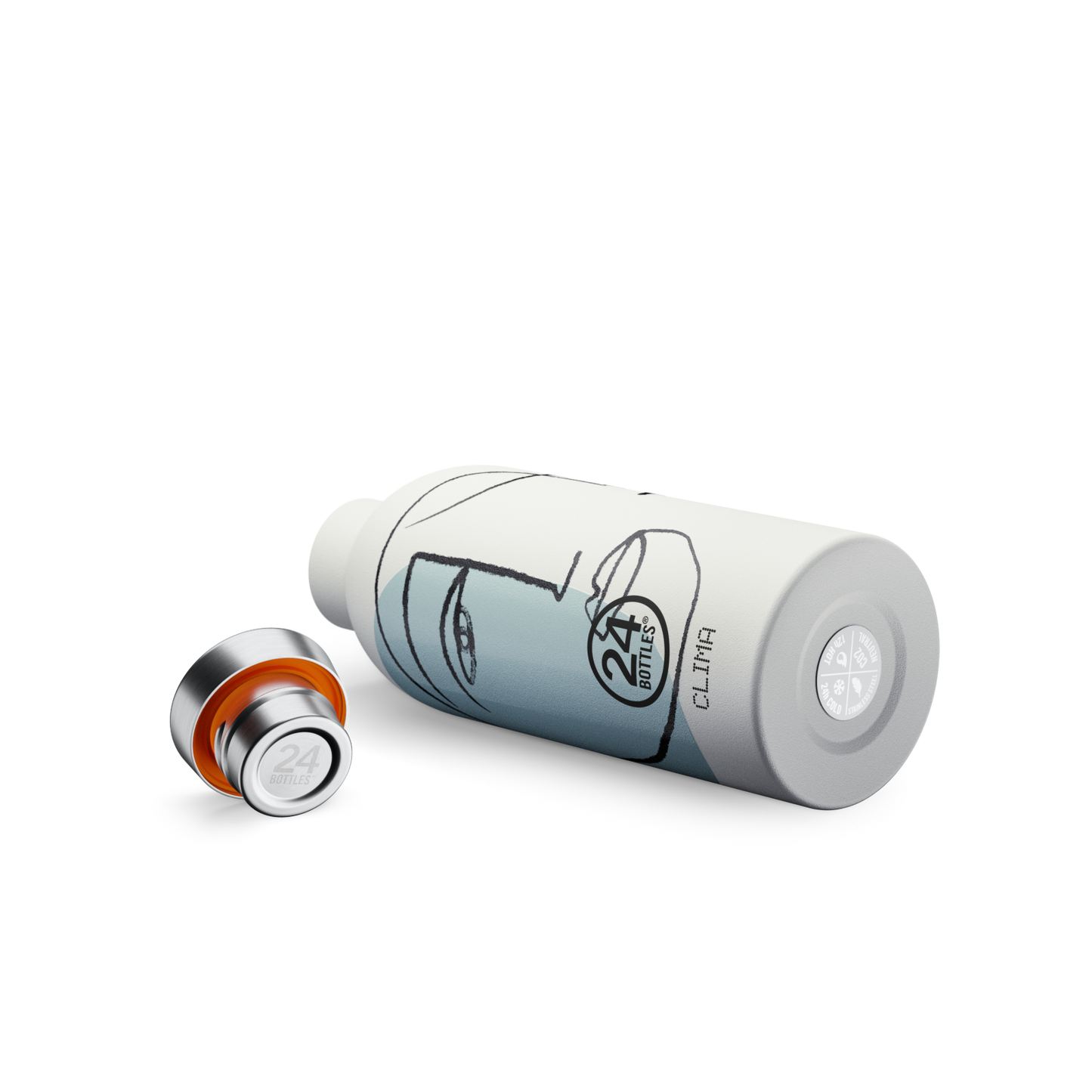 Clima Bottle | White Calypso - 500 ml