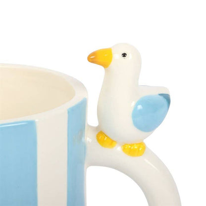 Striped Seagull Mug
