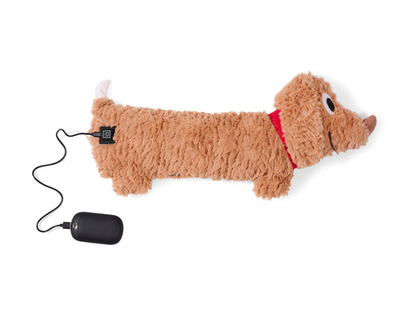 USB Fluffy Dog Warmer Brown Bitten – USB Heating Pad original