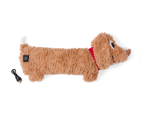 USB Fluffy Dog Warmer Brown Bitten – USB Heating Pad original