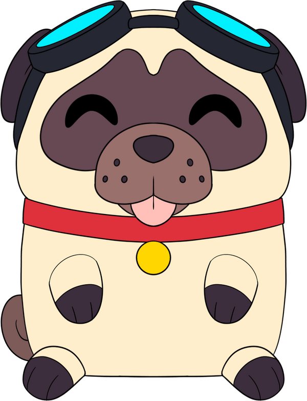 DanTDM Pug Plush (9in)