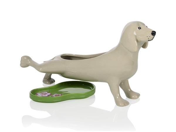 Peeing Dog Planter Bitten – Cache-pot original