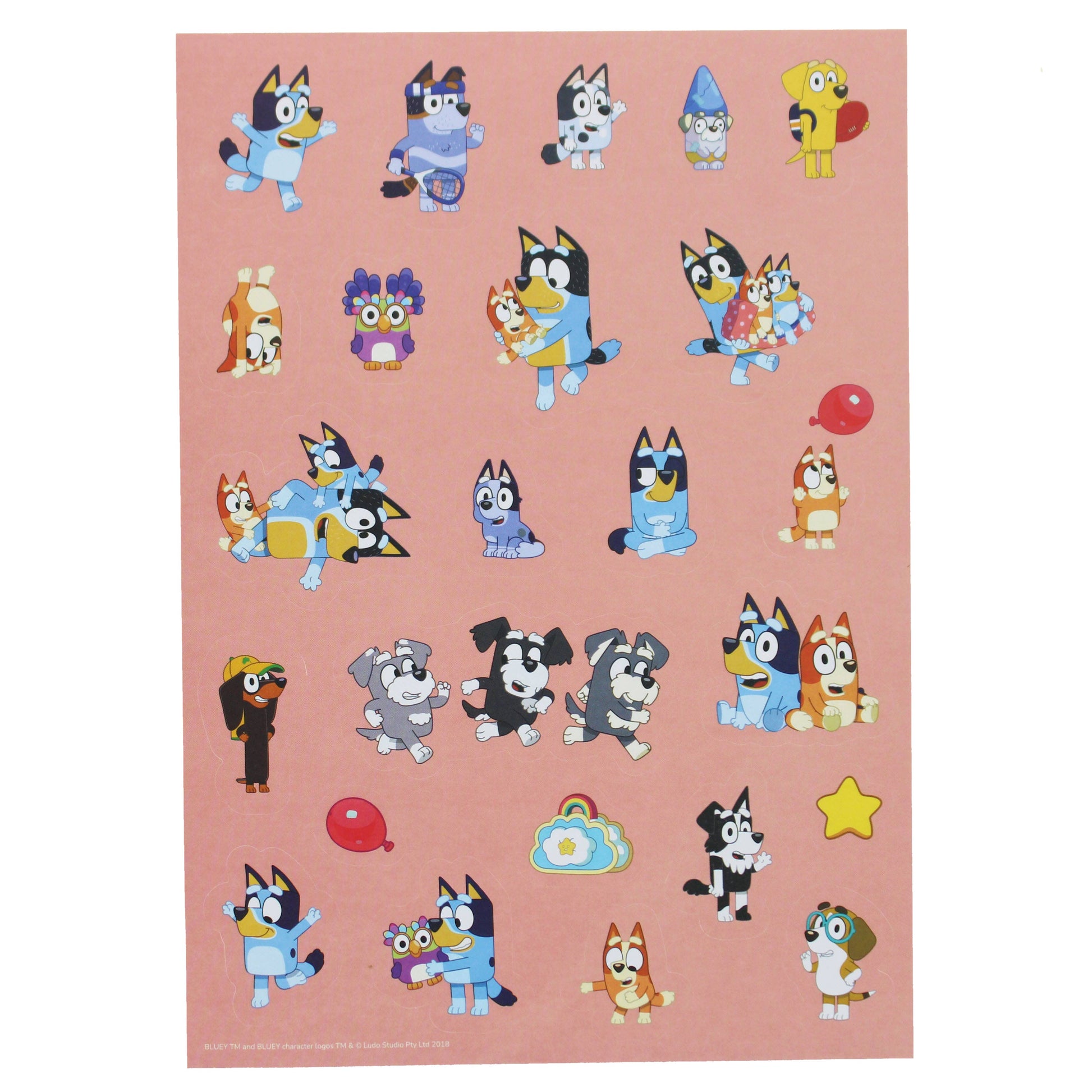 Ensemble – Bluey de coloriage, autocollants et tampons | Blueprint Collections – vue 7