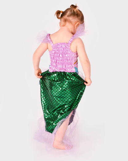 Mermaid dress 110-116 cm for children aged 4-6 years