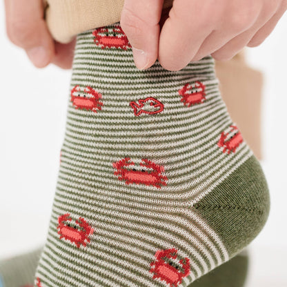 Children's Animal Socks - Crab