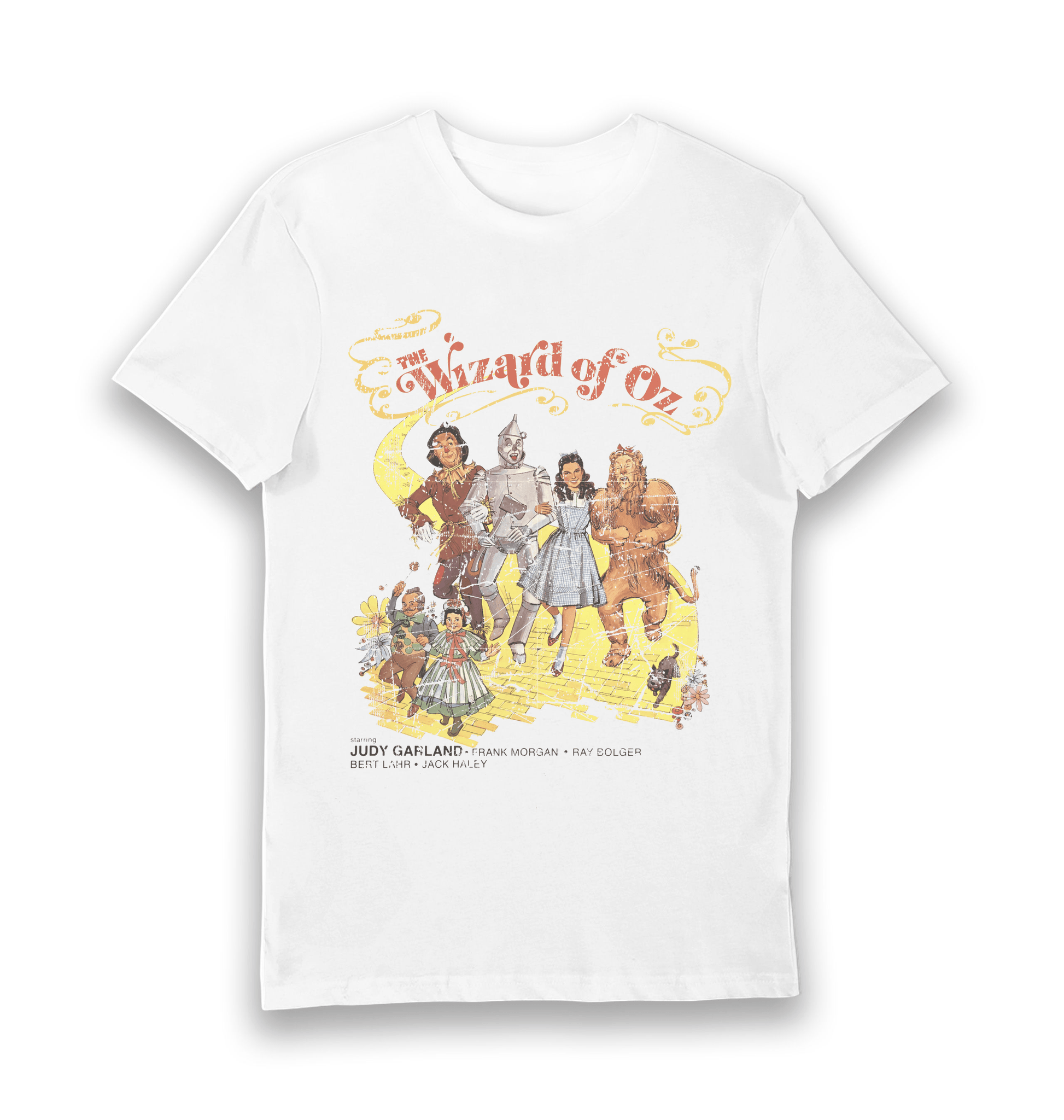 T-shirt adulte Le Magicien d'Oz groupe de personnages