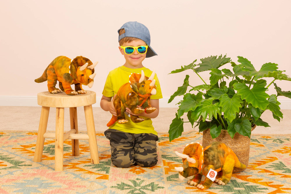 Peluche Dinosaure Tricératops – 42 cm