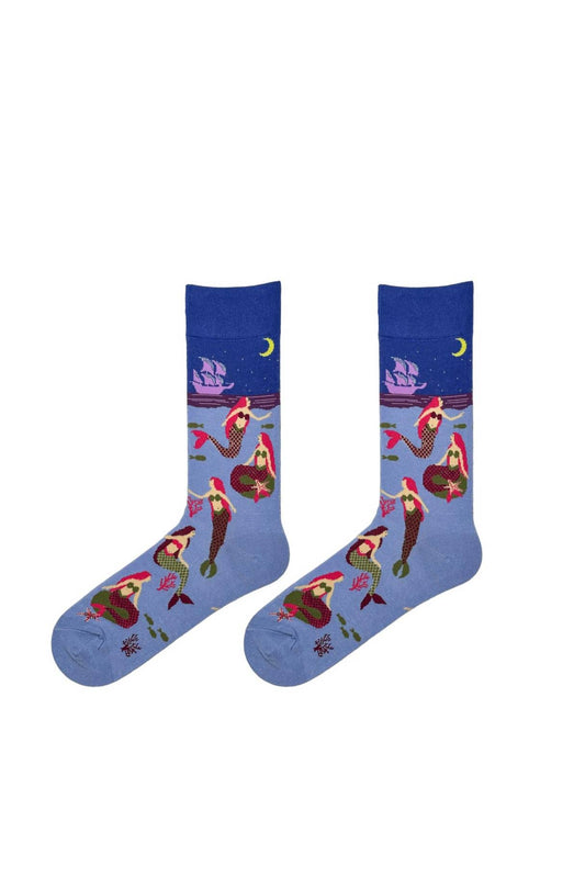 Mermaid socks in the moonlight