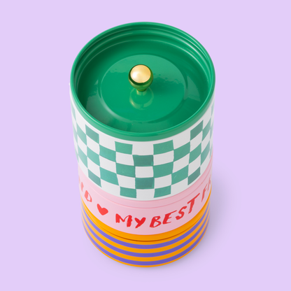 Bocal à friandises empilable