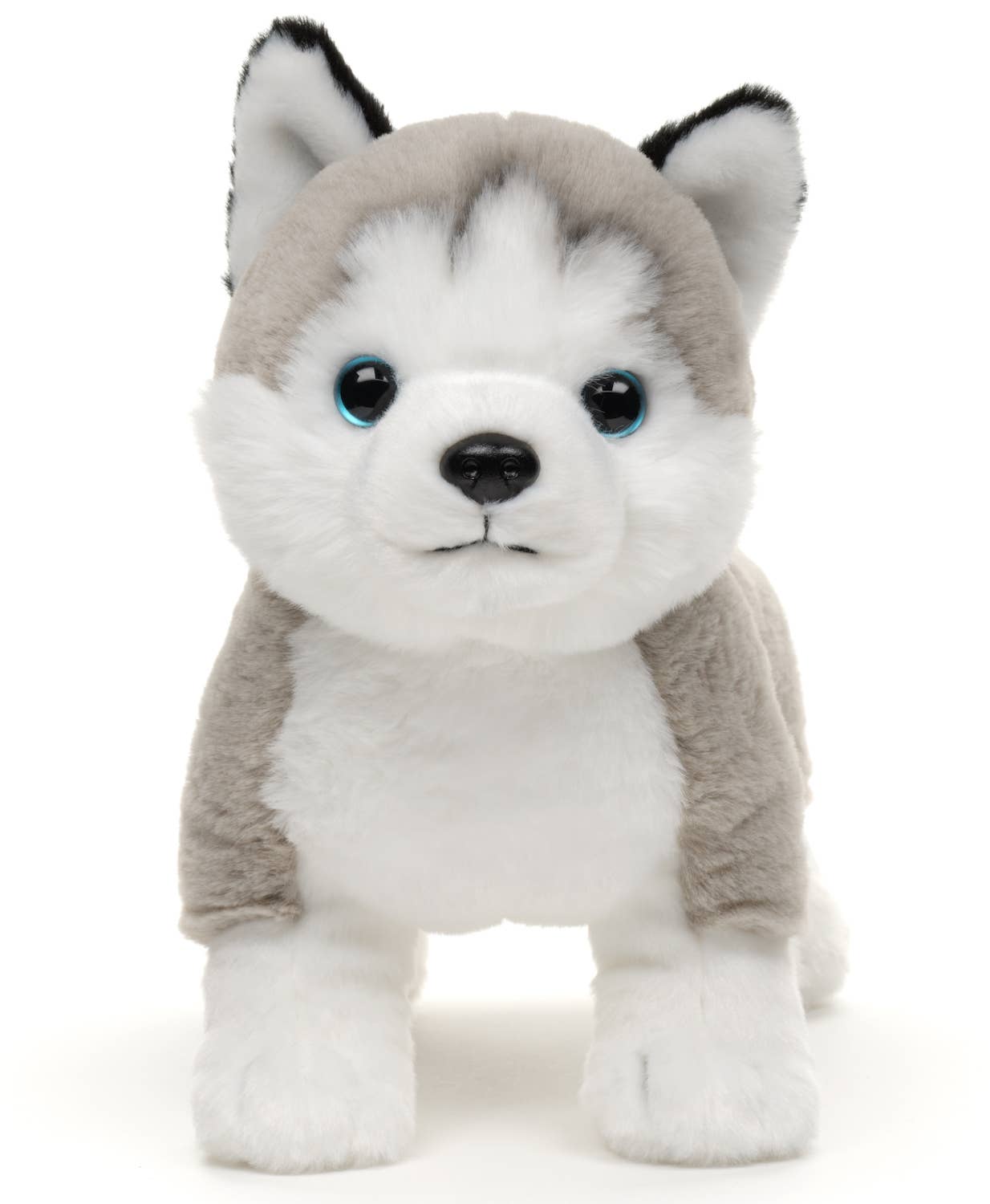 Grey Husky plush toy, standing