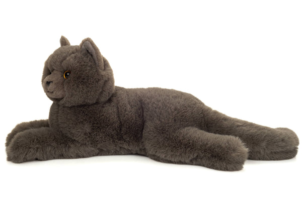 Peluche Chat Chartreux Couché - Teddy Hermann