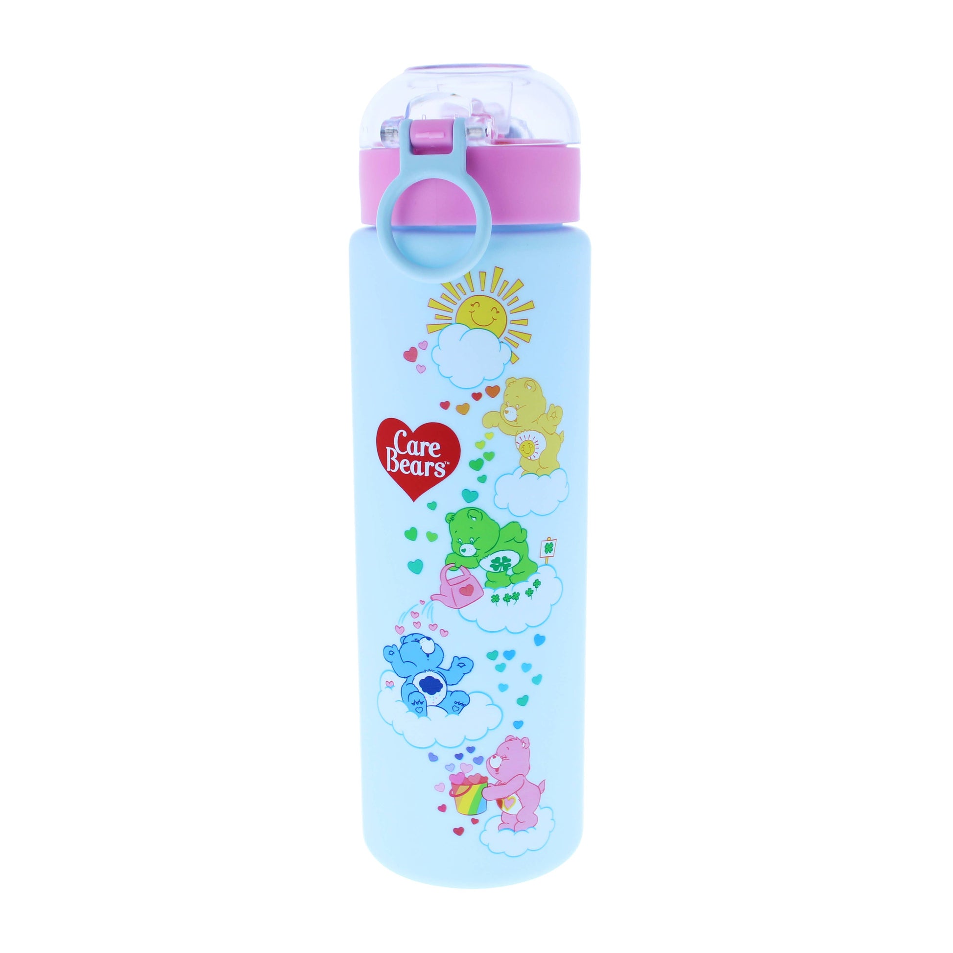 Bouteille d'eau – Care Bears avec paille et bouton poussoir | Blueprint Collections – vue 1