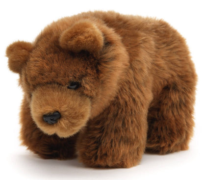 Peluche ours brun debout Uni Toys de 23 cm, référence BB23S26