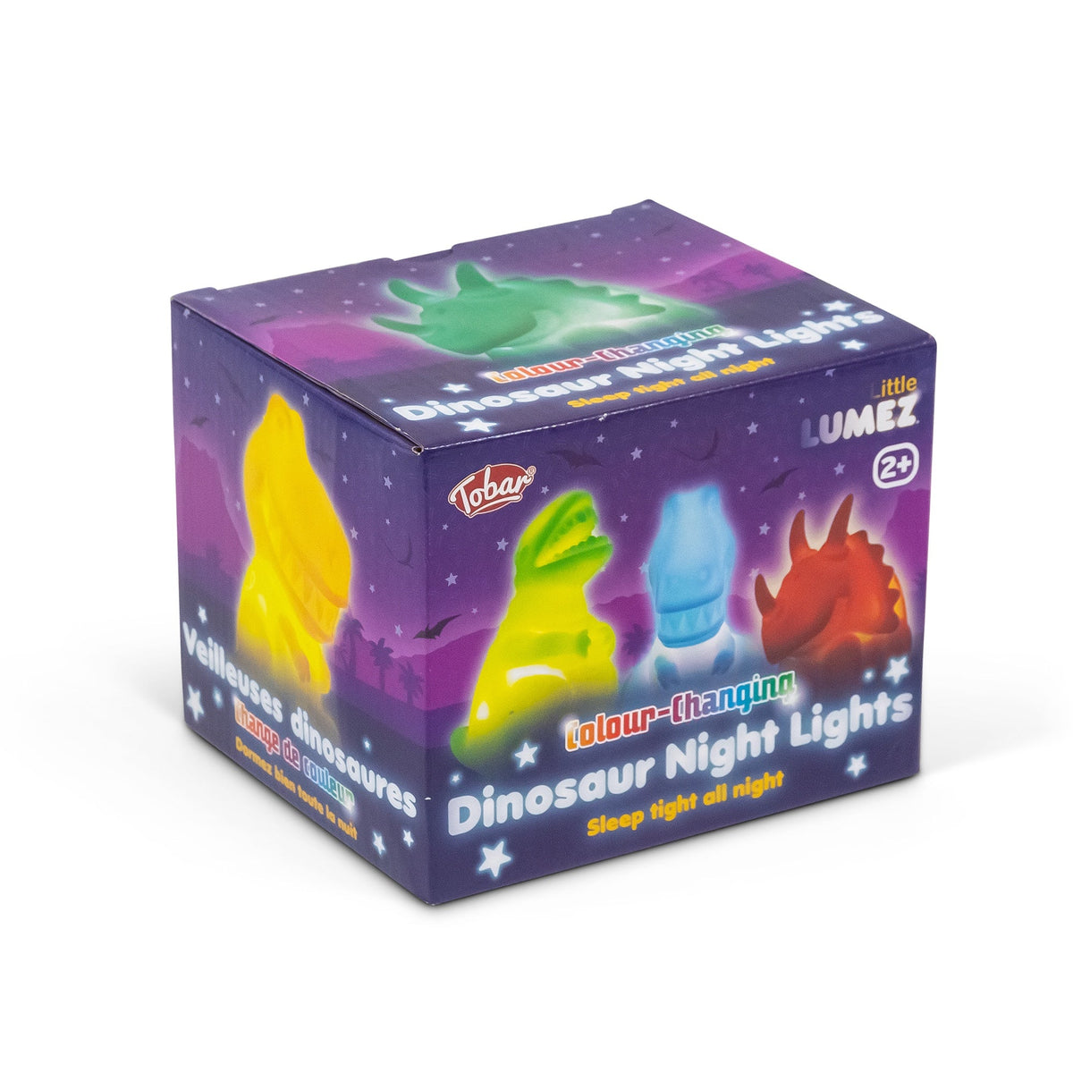 LUMEZ COLOR-CHANGING DINOSAUR NIGHT LIGHTS