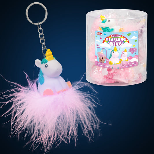 FLASHING UNICORN KEYCHAIN