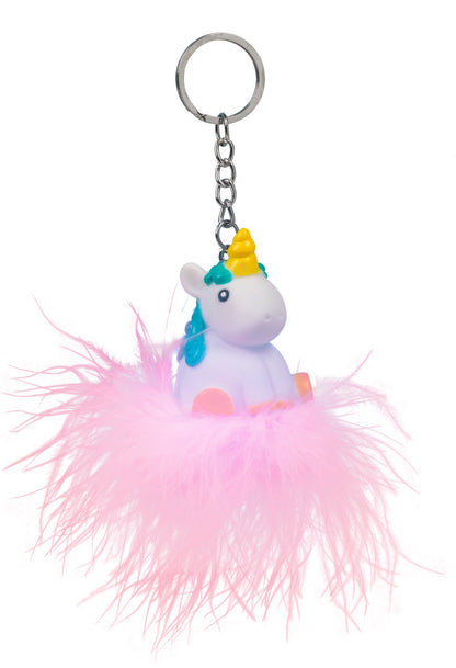 FLASHING UNICORN KEYCHAIN
