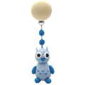 Accroche Poussette Hibou - Bleu