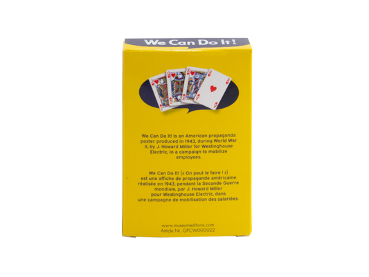 Deck of 56 "We Can Do It" Bridge playing cards