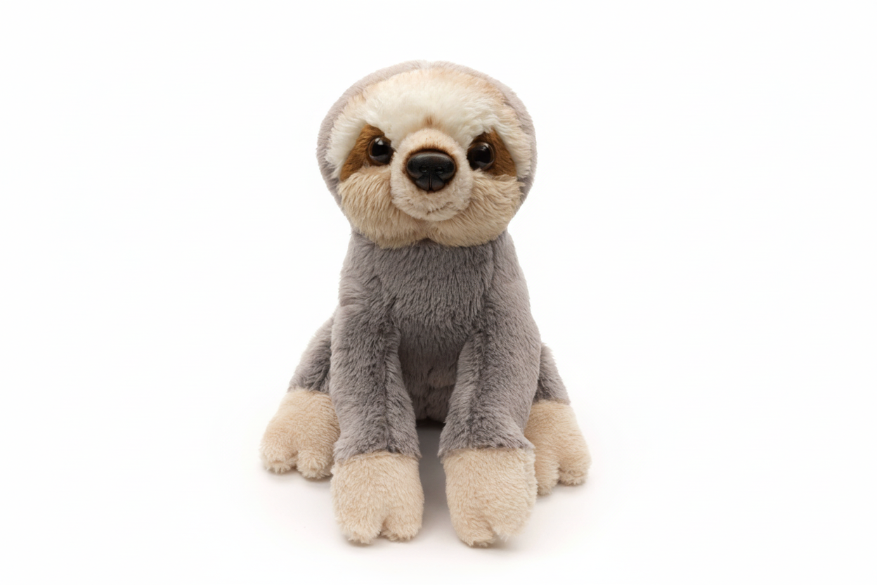 Sitting Sloth Plush Toy