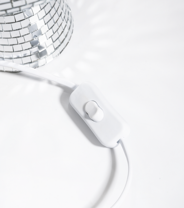 Mushroom disco lamp