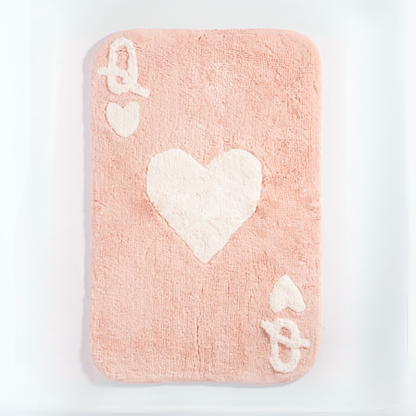 Queen of Hearts bath mat