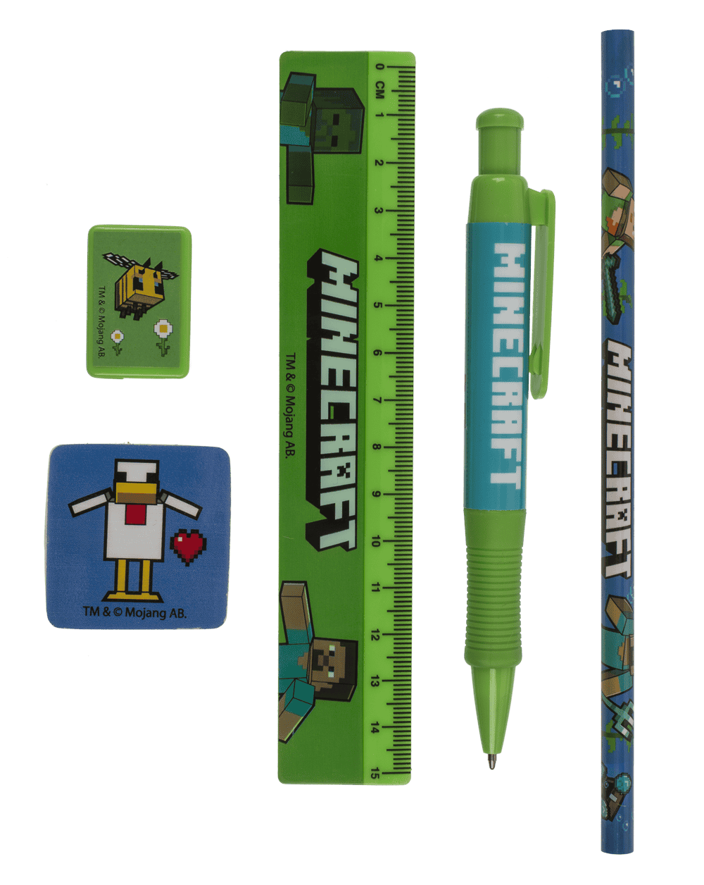 Set de papeterie Minecraft
