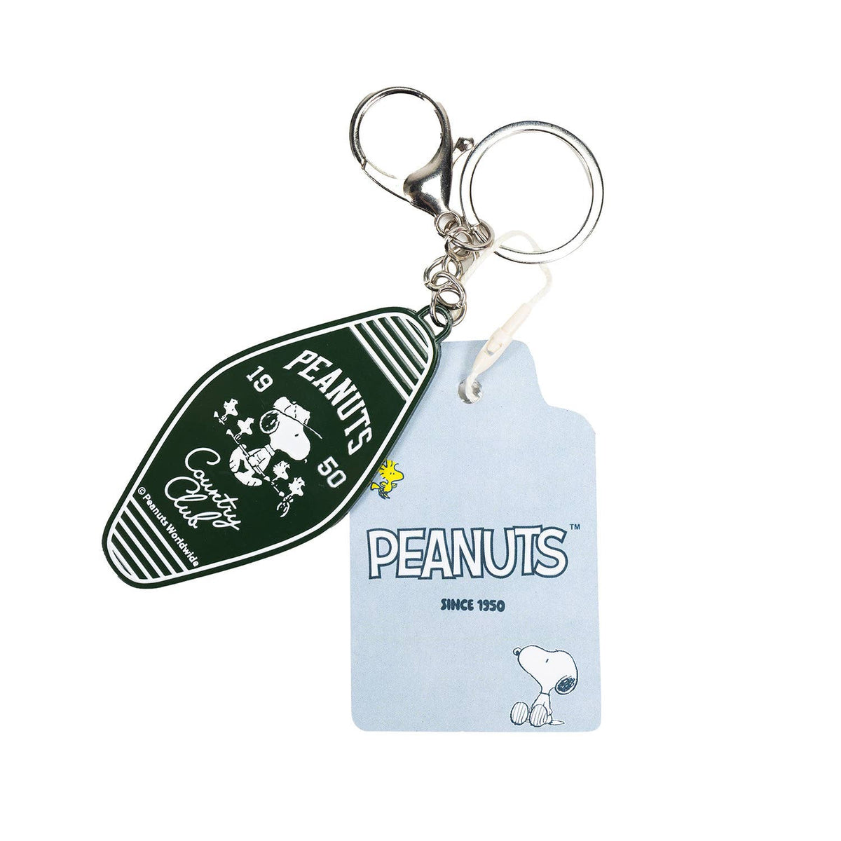 Porte-clés en métal Snoopy "Country Club"