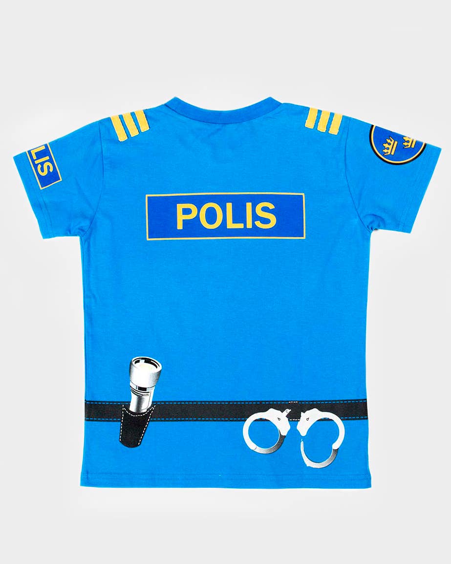 T-shirt Police en coton biologique 110-116 cl 4-6 ans