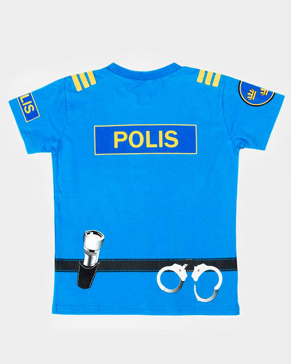 Organic cotton Police T-shirt 110-116 cm 4-6 years