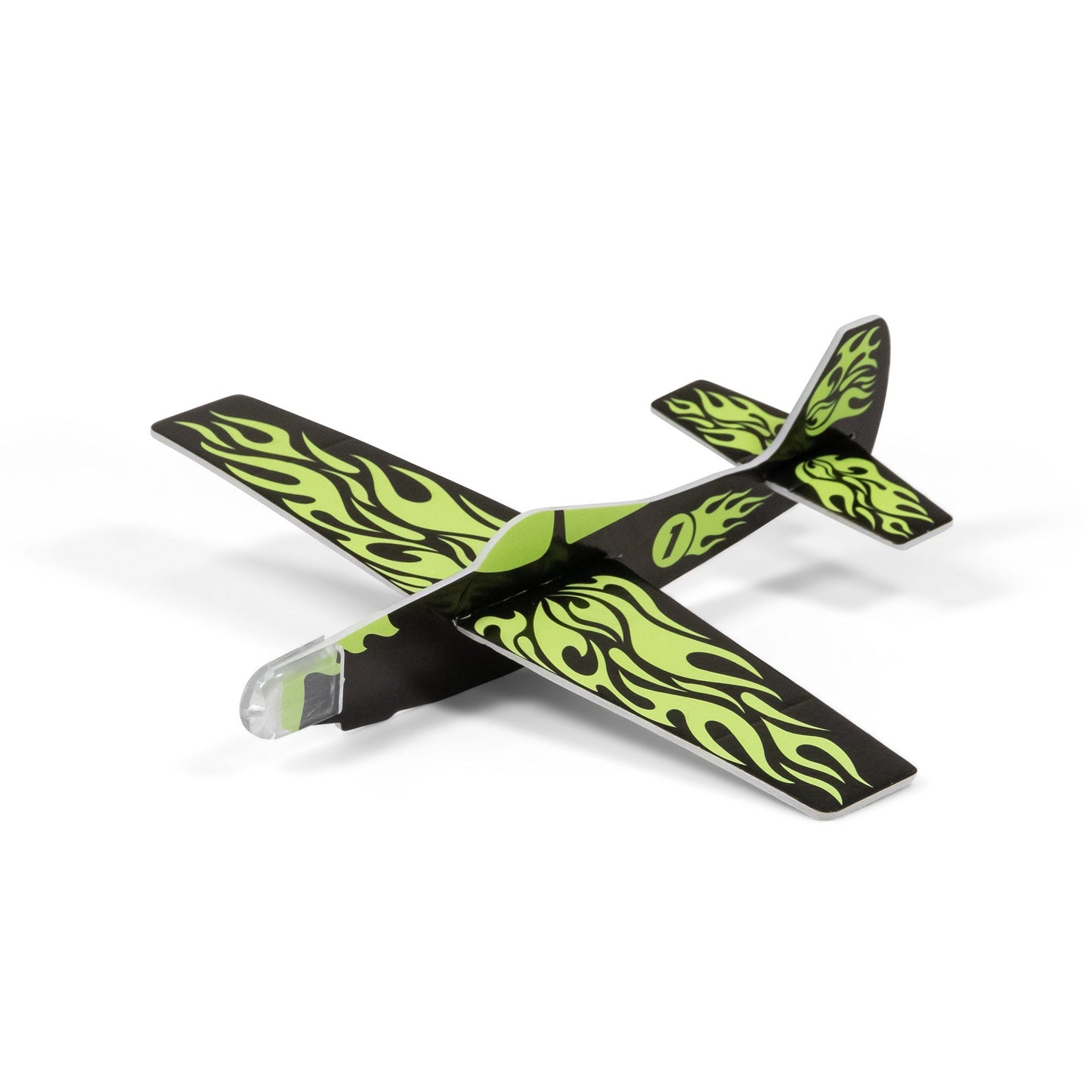 Avion planeur polychrome phosphorescent