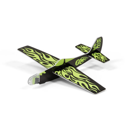 Avion planeur polychrome phosphorescent