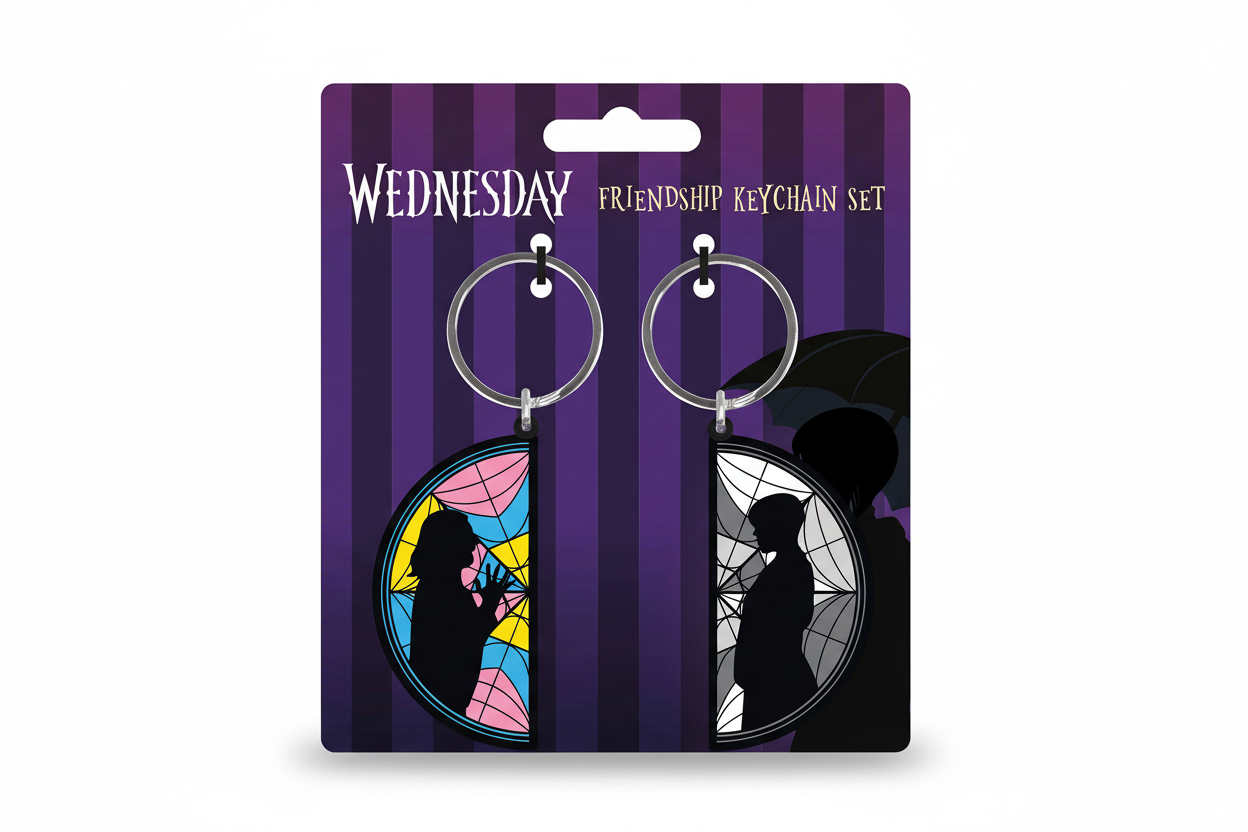 Wednesday Keychains - Window 2-Pack