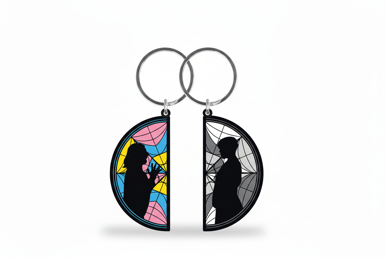 Wednesday Keychains - Window 2-Pack