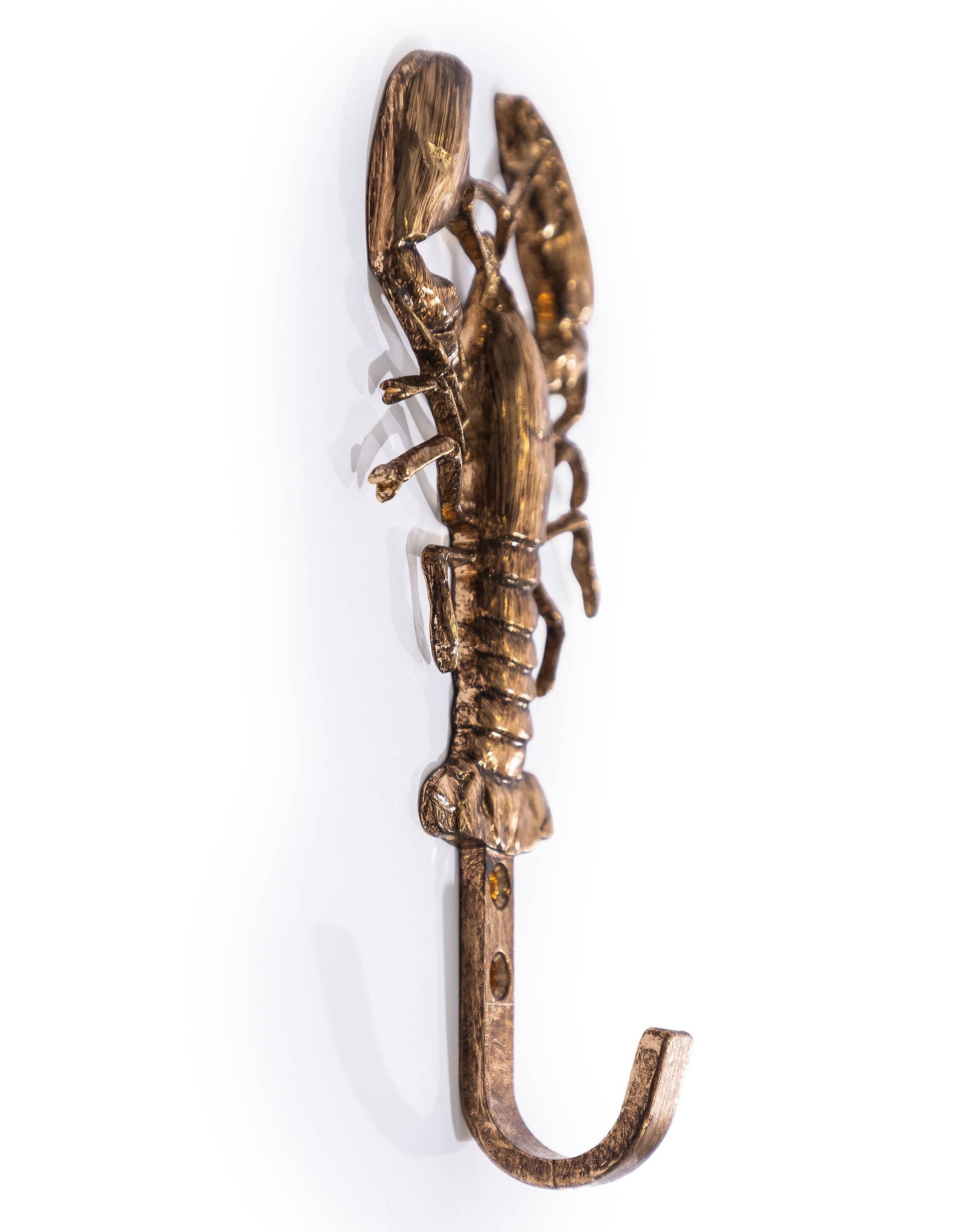 Golden Lobster Wall Hook