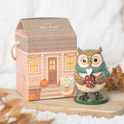 Figurine-ornement « Oliver » — Hibou d'automne