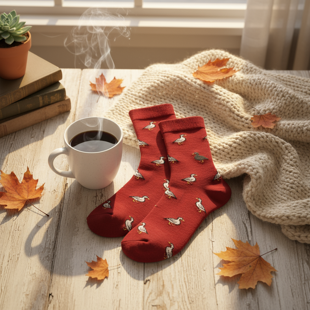 White Duck Socks