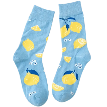 Chaussettes Citrons Jaunes