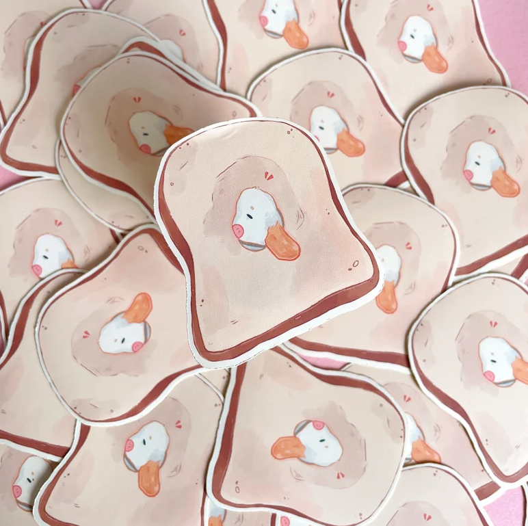 Duck Bread Sticker