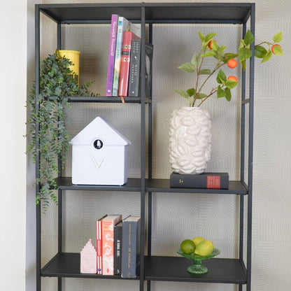 Clock - Cuckoo Wall Clock - Lilac - 24x27x9cm