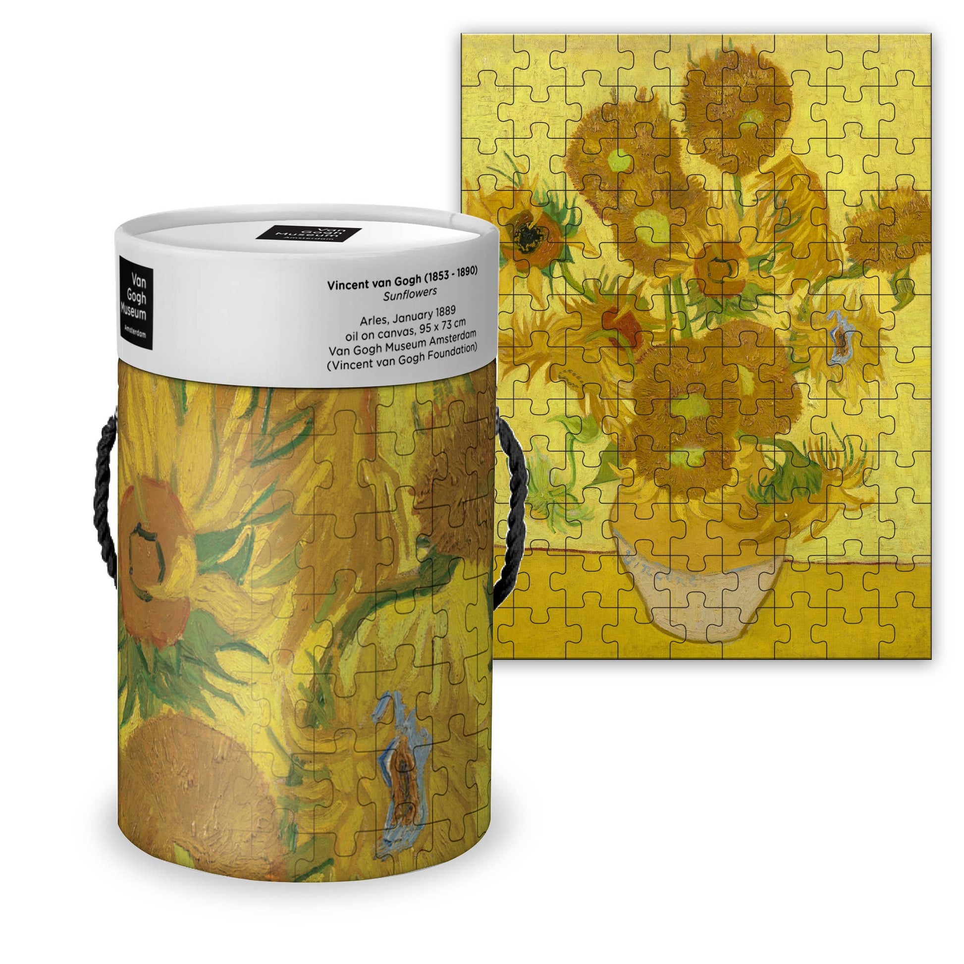 tube a puzzle van gogh sunflower 108 pieces
