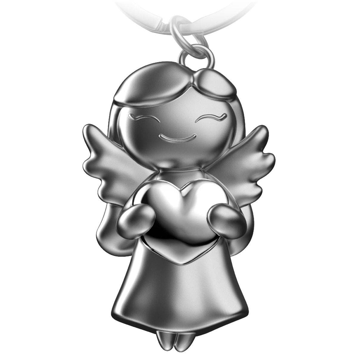Guardian angel "star" keychain - lucky angel with heart