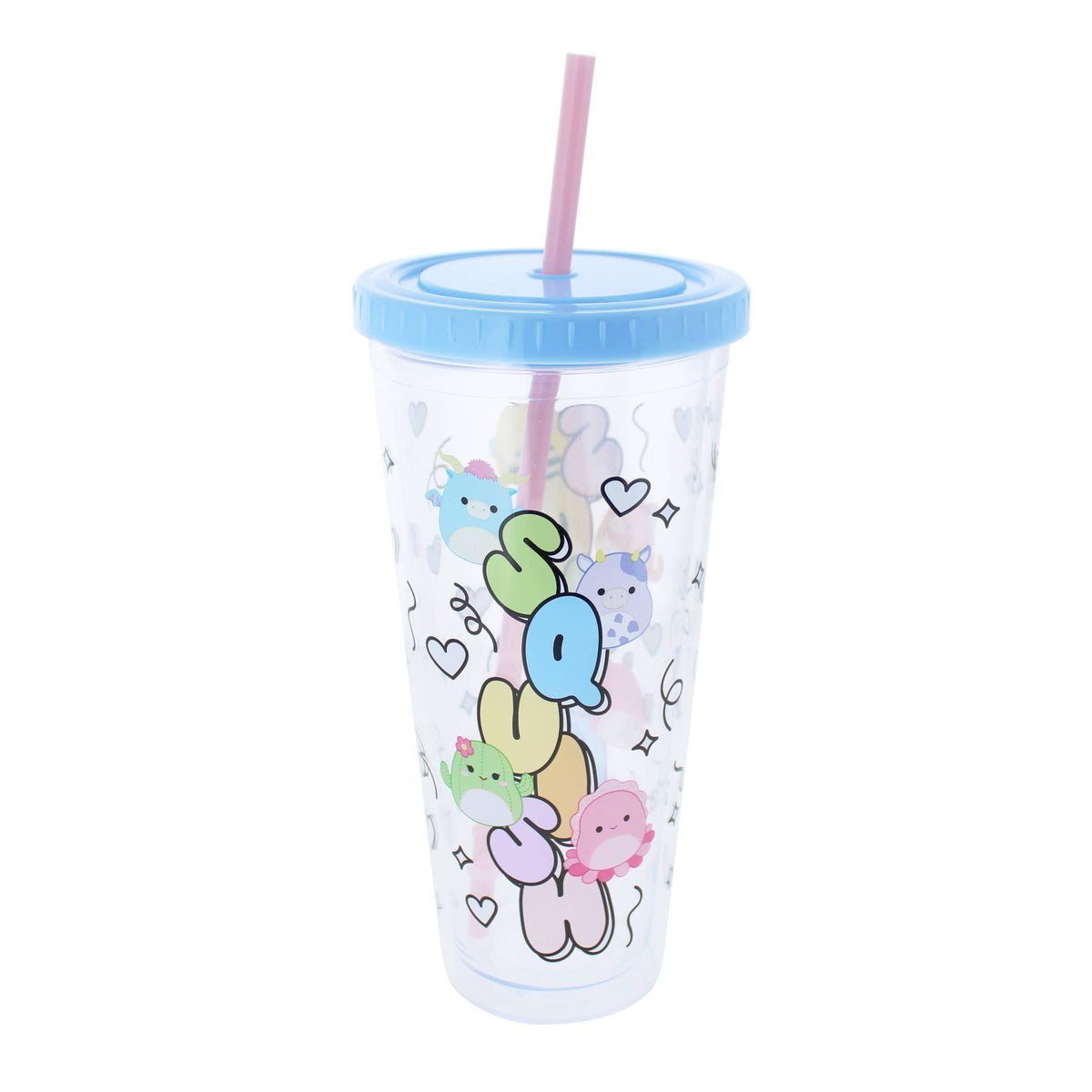 Tazza Squishmallows con cannuccia – Mallow Days