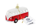 Décoration de Noël VW T1 Bus Rouge & Blanc