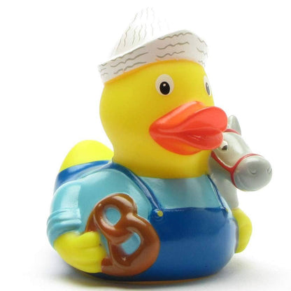 Duck, Child, Horse, Stick