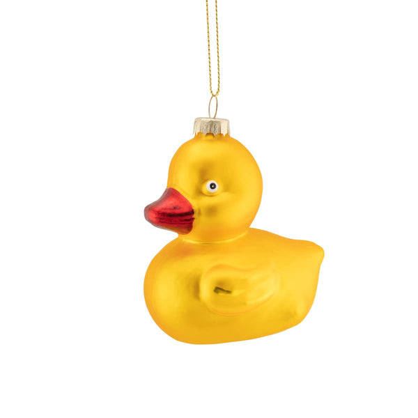 Rubber duck Christmas bauble