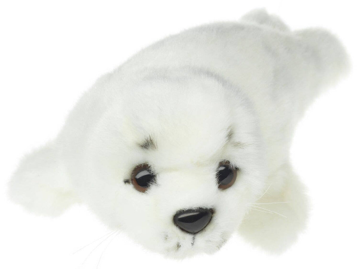 Peluche bébé phoque blanc